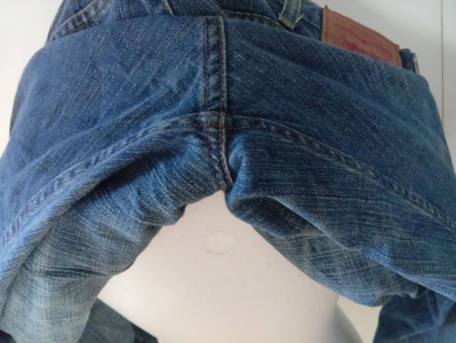 Rechte pasvorm Levi's 💯 katoen lichte slijtage onderaan – photo 8